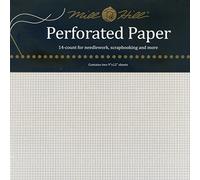 Mill Hill Perforated Paper 14 Count 9"X12" 2/Pkg-White