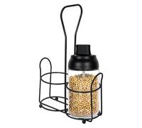 Mill Holder Frame Set - Pepper Salt Mill Stand Metal, Steel Shelf Table Robust Storage Stand Kitchen Holder for Friends, Family, Couples in the Dining Room, Household, Occasion