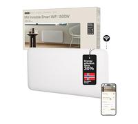 Mill Invisible WiFi Panel Heater 1500W Smart Heater & App Energy Efficient Heaters for Home Low Energy Silent 18-22m2, Dual Usage Electric Radiators Free Standing, Bathroom Radiator