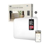 Mill Invisible WiFi Panel Heater 600W Smart Heater & App Energy Efficient Heaters for Home Low Energy Silent 9-11m2, Electric Radiators Wall Mounted, Slim WiFi Radiator Bathroom, Designed in Norway