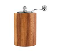 Mill - Wooden Pepper Mill Salt Crusher Crank | Kitchen Tools Adjustable Coarseness Manual Grinding Bottle For Thorny Ash, Black Pepper, Spices