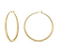 MILLA 14K Gold Hoop Earrings For Women Silver Hoop Earrings & Rose Go
