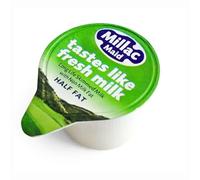 Millac Maid Half Fat Milk Portions 12ml x 100 - Single Serve Creamers - Convenient Long-Life Dairy - Ideal for Tea, Coffee, Catering, Offices & Travel with Welari Thank You Card | (100 Pack)