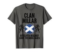 Millar Clan Scottish Family Name Scotland Heraldry T-Shirt