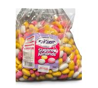 Millar Sugar Almonds 3kg Bulk Bag | Whole Roasted Nut Centres with a Crisp Shell | Traditional Wedding Sweets and Party Favours | Professionally Packed