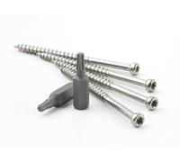 Millboard Durafix SS Trimhead Screws inc Bit 45mm x 4.5mm (Box of 250)