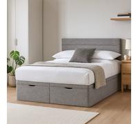 Millbrook Miller Superking Fabric EndLift Ottoman Bed - Grey