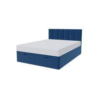 Millbrook Piper Double Fabric End Lift Ottoman Bed - Blue