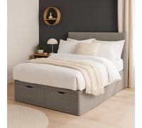 Millbrook Taylor Kingsize Fabric End Lift Ottoman Bed - Grey