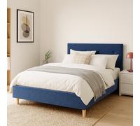 Millbrook Taylor Superking Fabric Bed Frame-Blue