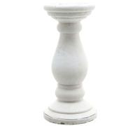 Millbry Hill Large Matt White Ceramic Candle Holder - Gifts At Millbry