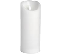 Millbry Hill Luxe Collection 3.5 x9 White Flickering Flame LED Wax Candle - Gifts At Millbry