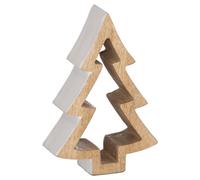 Millbry Hill The Noel Collection Snowy Standing Small Wooden Christmas Tree - Gifts At Millbry