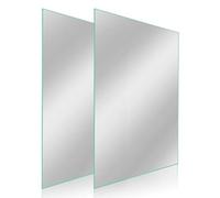 Millcraft Products 8x10 Mirrors Replacement Glass Mirrors for Picture Frames - 8 x 10 Inch Mirror Replacements for Frames - Ideal for Collages, Arts and Crafts, DIY Projects (8 x 10)