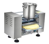 Mille Crepe Maker, High Capacity, Adjustable Speed, 0.016” to 0.047” Thickness, 200-300 Slices/Hour, Ideal for Crepe Cakes, Pancakes, Egg Rolls, 10-Inch