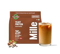 Mille Plant Protein | 25g Protein/Scoop | Coffee Hazelnut | Fermented Yeast Protein Powder | NO BLOAT | NO Added Sugar | Vegan | Has All 9 Essential Amino Acids | No Adulteration | 500g