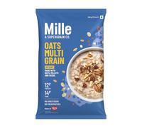 Mille Protein Rich Oat Multigrain, No Added Sugar, Healthy High Fibre Breakfast Cereals, Made with Oats, Millet and Seeds, 500g