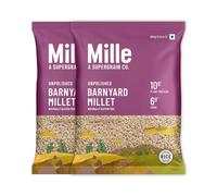 Mille Samak Millet Whole Grain | Barnyard Millet | Sanwa/Bhagar | Ideal for FASTING | Unpolished, No Soaking Required | High Plant Protein and Fibre | High in Iron | Pack of 2 x 500g
