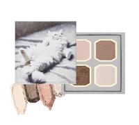 MilleFée My Kitty Eyeshadow Palette, pearlescent, sequin eyeshadow, fine glitter, shimmer eyeshadow (04 Minuet)