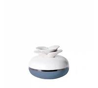Millefiori Airdesign 1BFLB Flower Diffuser in Light Blue, Capacity Approx. 130 ml, Ceramic Attachment Flower for Fragrance Distribution