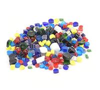 Millefiori Glass Fusing Colored Glaze Kit Mixed Color Hot Melt Glass Blocks for Jewelry Making and DIY Art Glass Material 100g