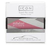 Millefiori Icon Textile Geometric Car Air Freshener Orange Tea 1pc