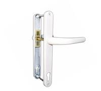 Millenco UPVC Door Handle - 117mm PZ - 236mm Centres - Lever/Lever - DH4630 V (White)