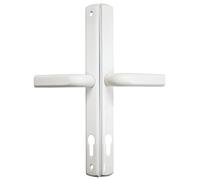 Millenco Upvc Door Handle 240mm Screw Fix 117pz Match Sprung White