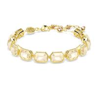 Millenia bracelet, Octagon cut, Caramel, 18K gold finish