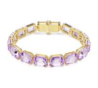Millenia bracelet, Octagon cut, Purple, 18K gold finish