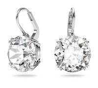 Swarovski Millenia Drop Earrings, Round Cut Clear Crystals in a Rhodium Plated Setting, from the Millenia Collection