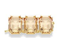Millenia extender, Octagon cut, Caramel, 18K gold finish
