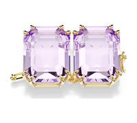 Millenia extender, Octagon cut, Purple, 18K gold finish