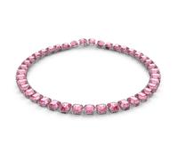 Millenia necklace, Octagon cut, Pink, Rhodium plated