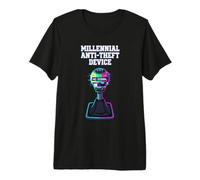 Millennial Anti-Theft Device Manual Stick Shift Glitch Premium T-Shirt