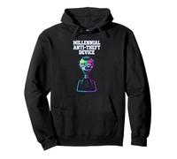 Millennial Anti-Theft Device Manual Stick Shift Glitch Pullover Hoodie