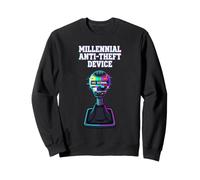 Millennial Anti-Theft Device Manual Stick Shift Glitch Sweatshirt