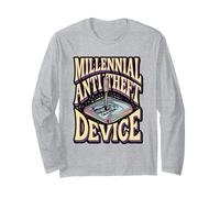 Millennial Anti-Theft Device Stick Shift Joke Long Sleeve T-Shirt