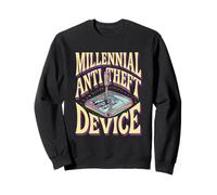 Millennial Anti-Theft Device Stick Shift Joke Sweatshirt