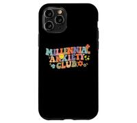 Millennial Anxiety Club Retro Groovy Lettering Case for iPhone 11 Pro