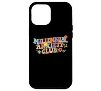 Millennial Anxiety Club Retro Groovy Lettering Case for iPhone 12 Pro Max