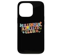 Millennial Anxiety Club Retro Groovy Lettering Case for iPhone 13 Pro