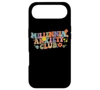 Millennial Anxiety Club Retro Groovy Lettering Case for iPhone Air