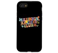 Millennial Anxiety Club Retro Groovy Lettering Case for iPhone SE (2020) / 7/8