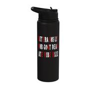 Millennial Father's Day Present Tee Stainless Steel Insulated Water Bottle