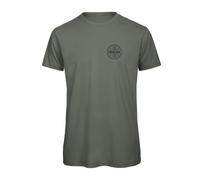 (Millennial khaki, XL) Retro Airlines Pan-Am Inspired Graphic 100% Organic Very High Quality T-shirt, Gift Boxed Perfect Christmas, Birthday Gift