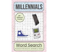 Millennial Word Search Puzzle Book: Word Searches with Easy to Read Print about Millennials, 90s kids, Nostalgia and More |6x9 inches, 110 pages|50+ Puzzles … Gifts for Vacations, Holidays and Leisure