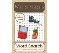 Millennials Word Search Puzzle Book: Word Searches with Easy to Read Print about Millennials, 2000s Nostalgia, 90's Kids and More |6x9 inches, 110 ... … Gifts for Vacations, Holidays and Leisure