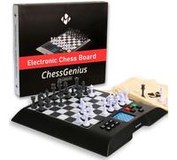 Millennium ChessGenius - Advanced Electronic Chess Board with Customizable Difficulty - Ideal for Beginners to Advanced Players - Magnetic Pieces - Sm