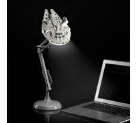 Paladone Star Wars Millennium Falcon Posable Desk Lamp - Officially Licensed Disney Star Wars Merchandise - Star Wars Light Decor and Gifts for Men